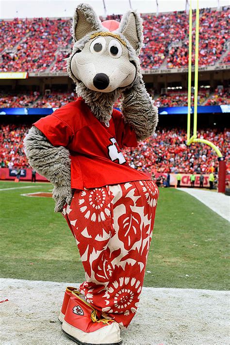 What does the chiefs mascot look like